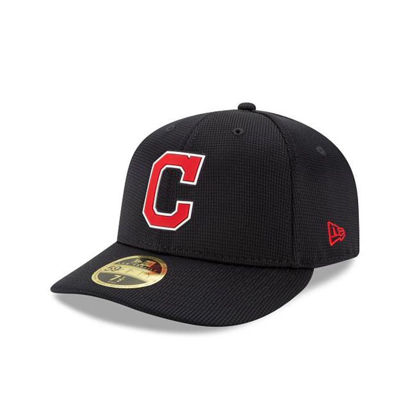 MLB Cleveland Indians Clubhouse Collection Low Profile 59Fifty Fitted (LMY6773) - Blue New Era Caps